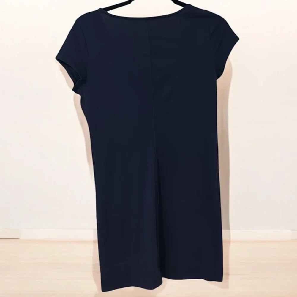 Lilly Pulitzer Navy Mini Dress with White Trim - Picture 6 of 9